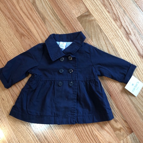 Carter's Other - Carters Pea Jacket Blue Girls 3T